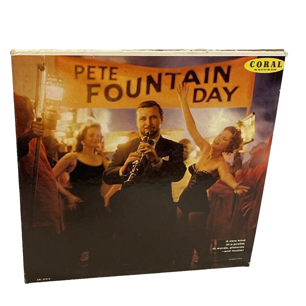 Pete Fountain Pete Fountain Day (Vinyl, 1959) Coral CRL 57313 1814 Good+ LP